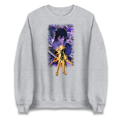 sasuke uchiha and naruto uzumaki sweatshirt