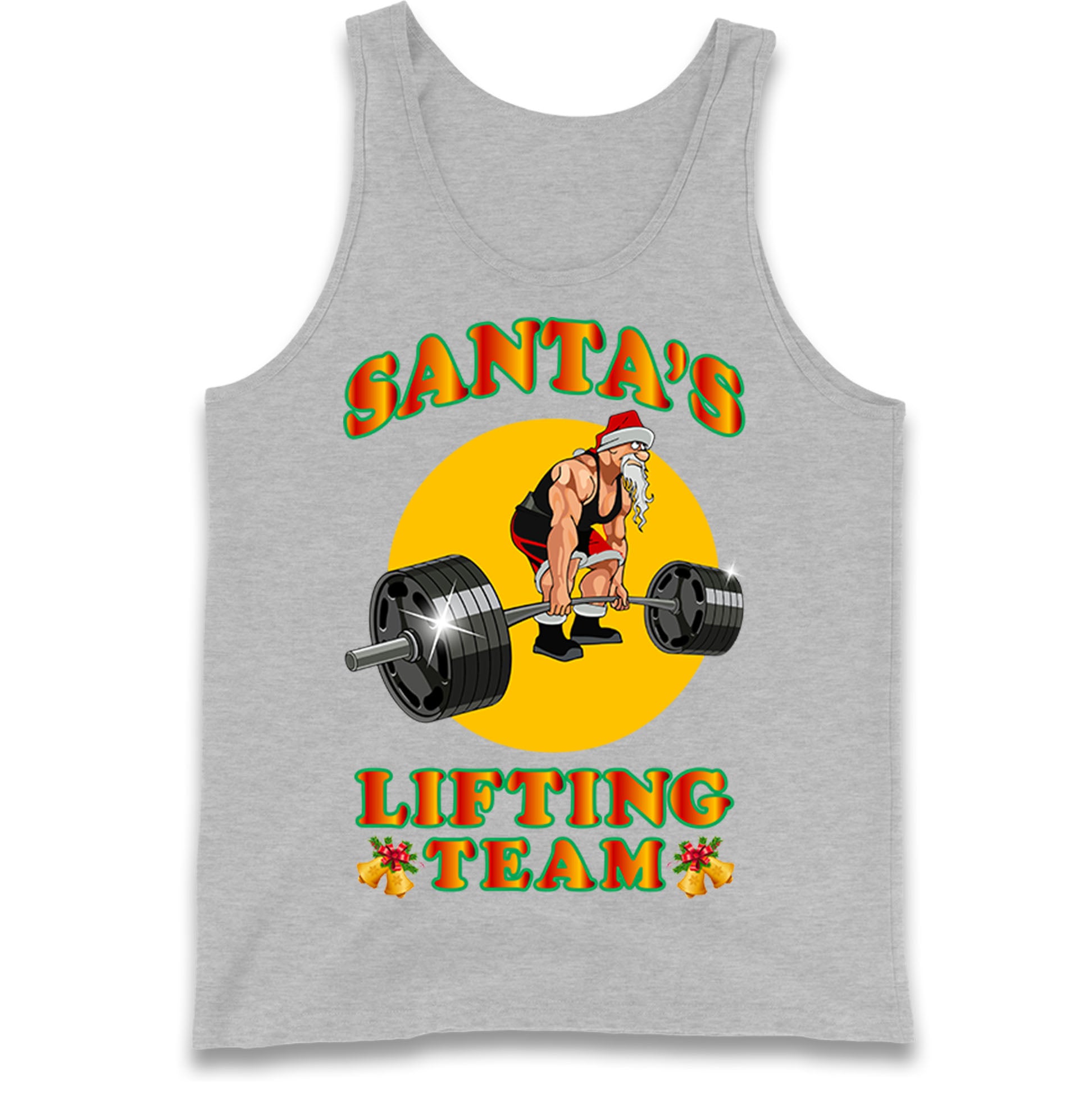bodybuilding gym christmas tank top