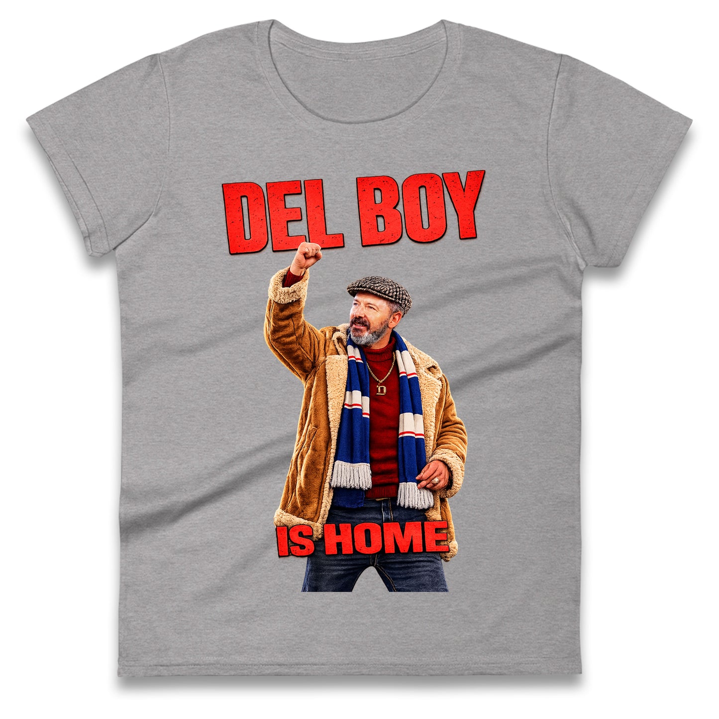 Derek McInnes Rangers Del Boy Football Ladies Tee