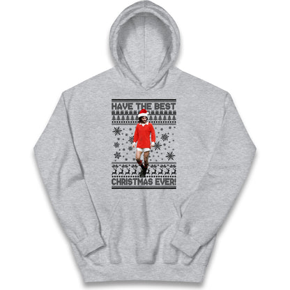 Christmas George Best Kids Hoodie
