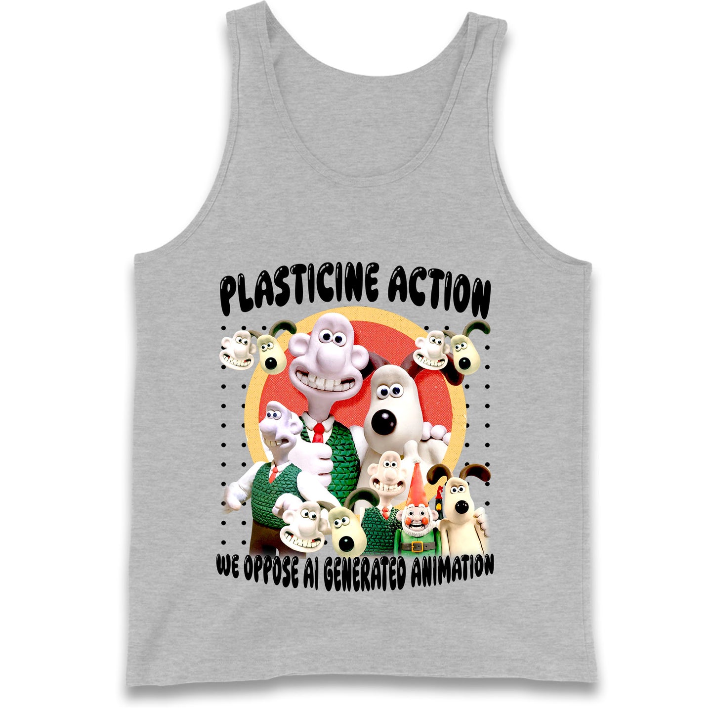 Plasticine Action Figure Tank Top