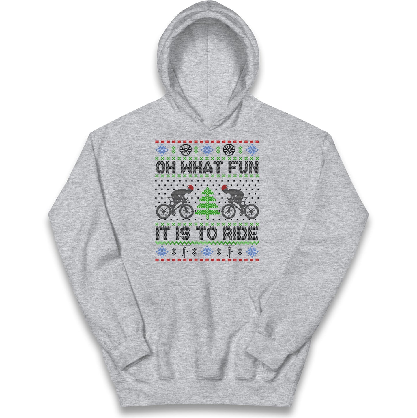 BMX Christmas Kids Hoodie