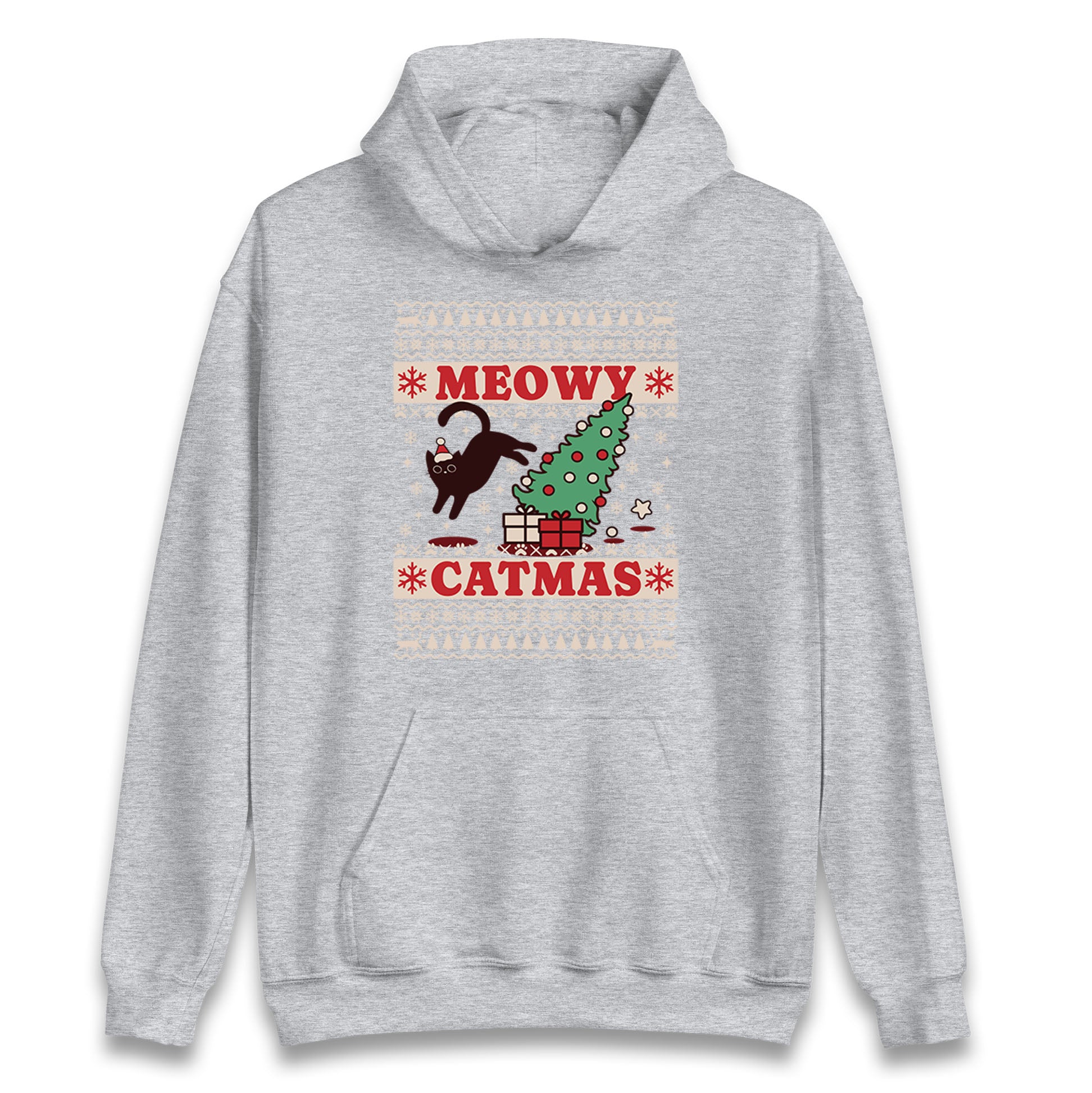 Christmas Cat Hoodie