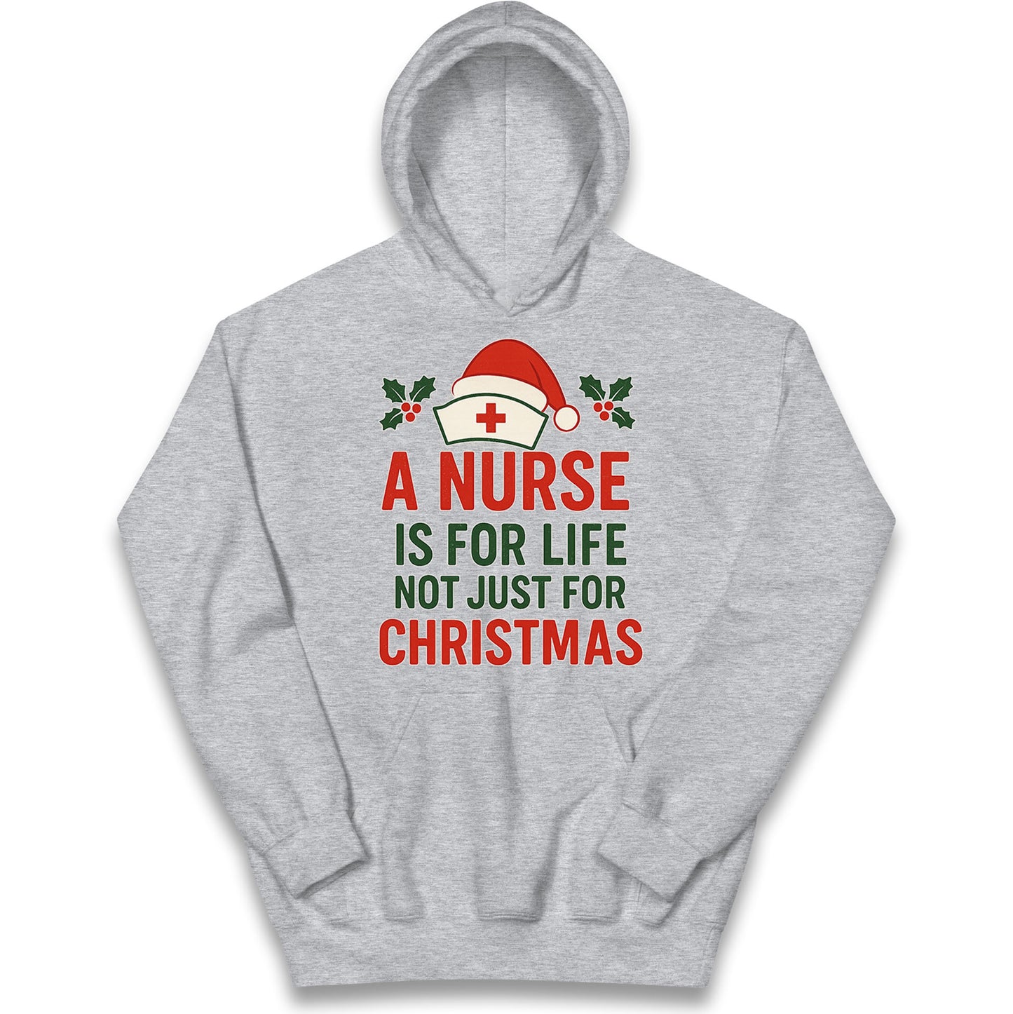 Nursing Christmas Kids Hoodie