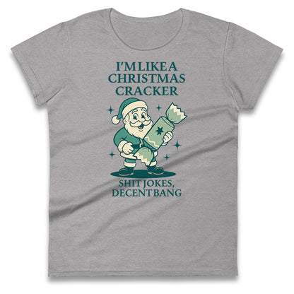 Christmas crackers Ladies T Shirt