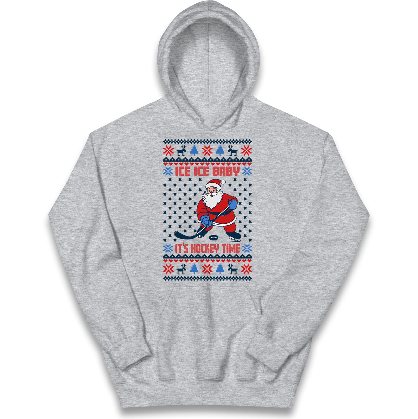 Hockey Christmas Kids Hoodie