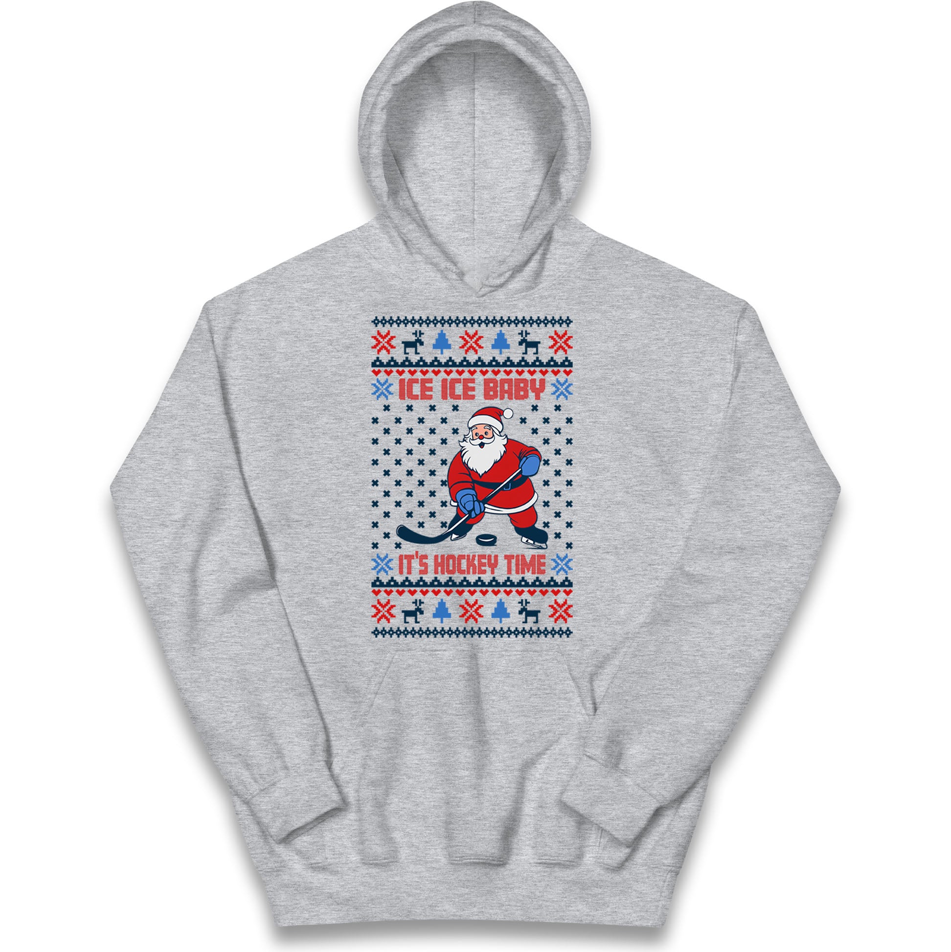 Hockey Christmas Kids Hoodie