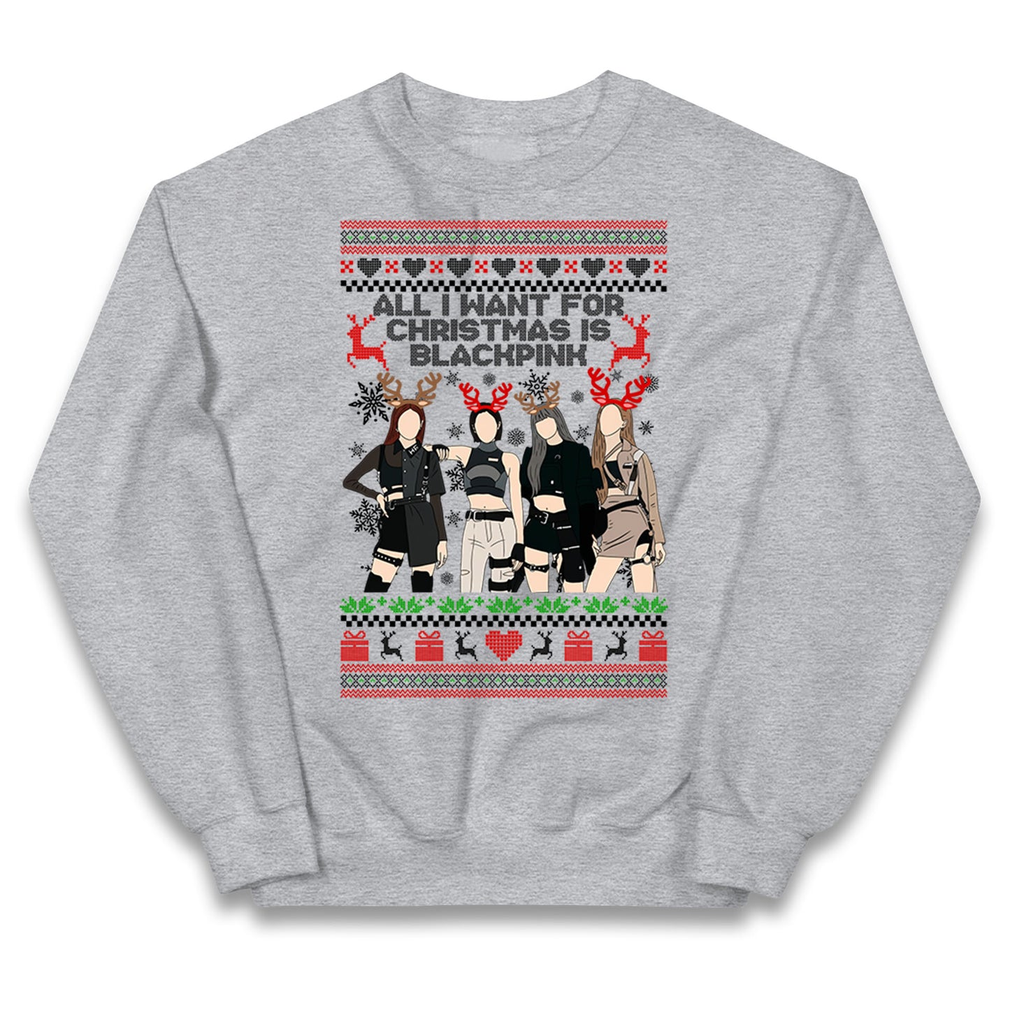 BlackPink Christmas Kids Jumper