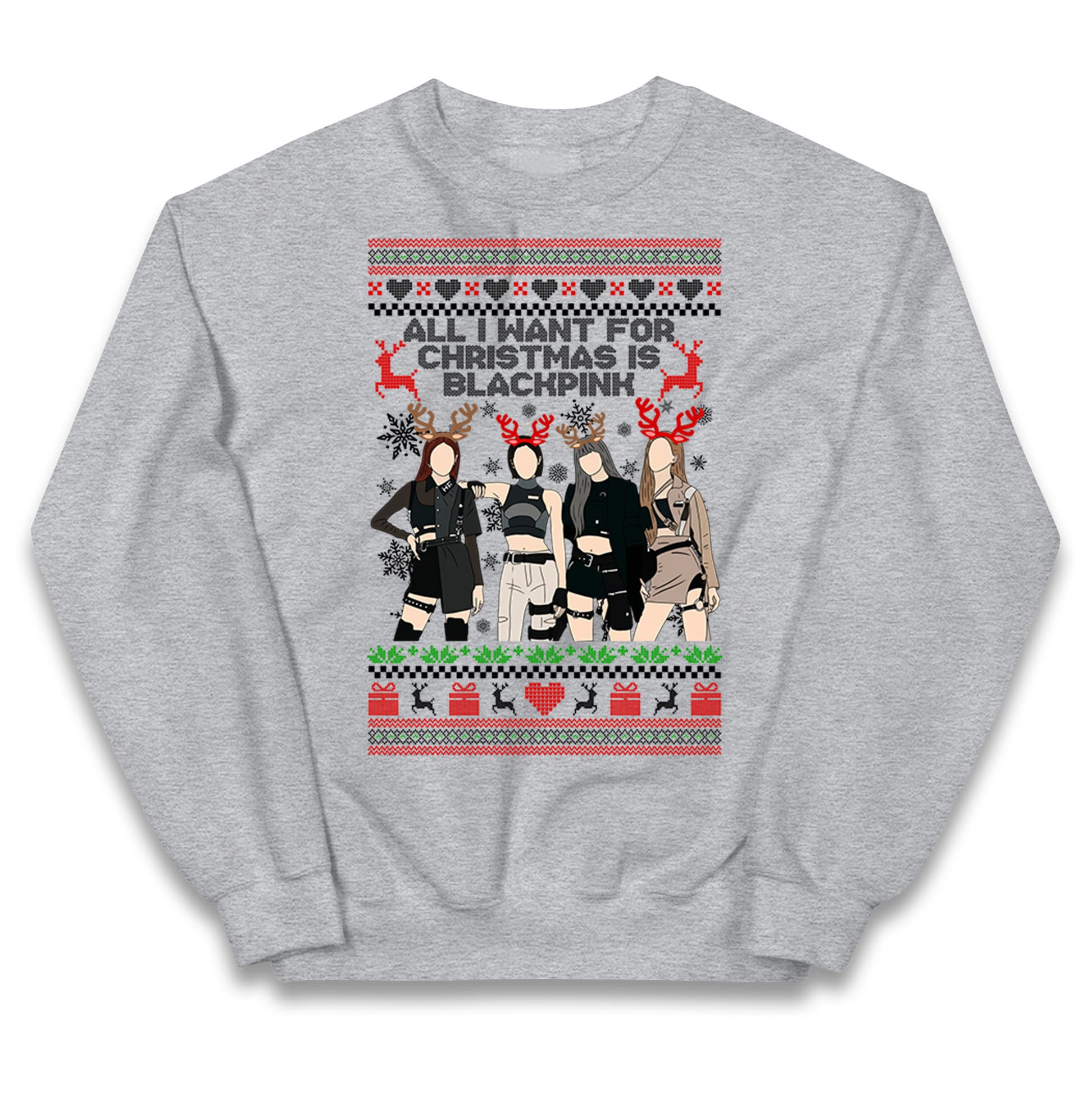 BlackPink Christmas Kids Jumper