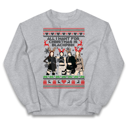 BlackPink Christmas Kids Jumper