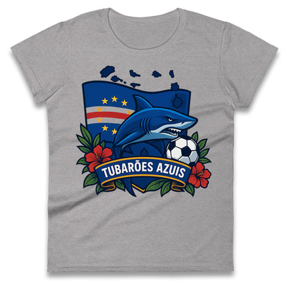 Cape Verde Football Ladies T Shirt