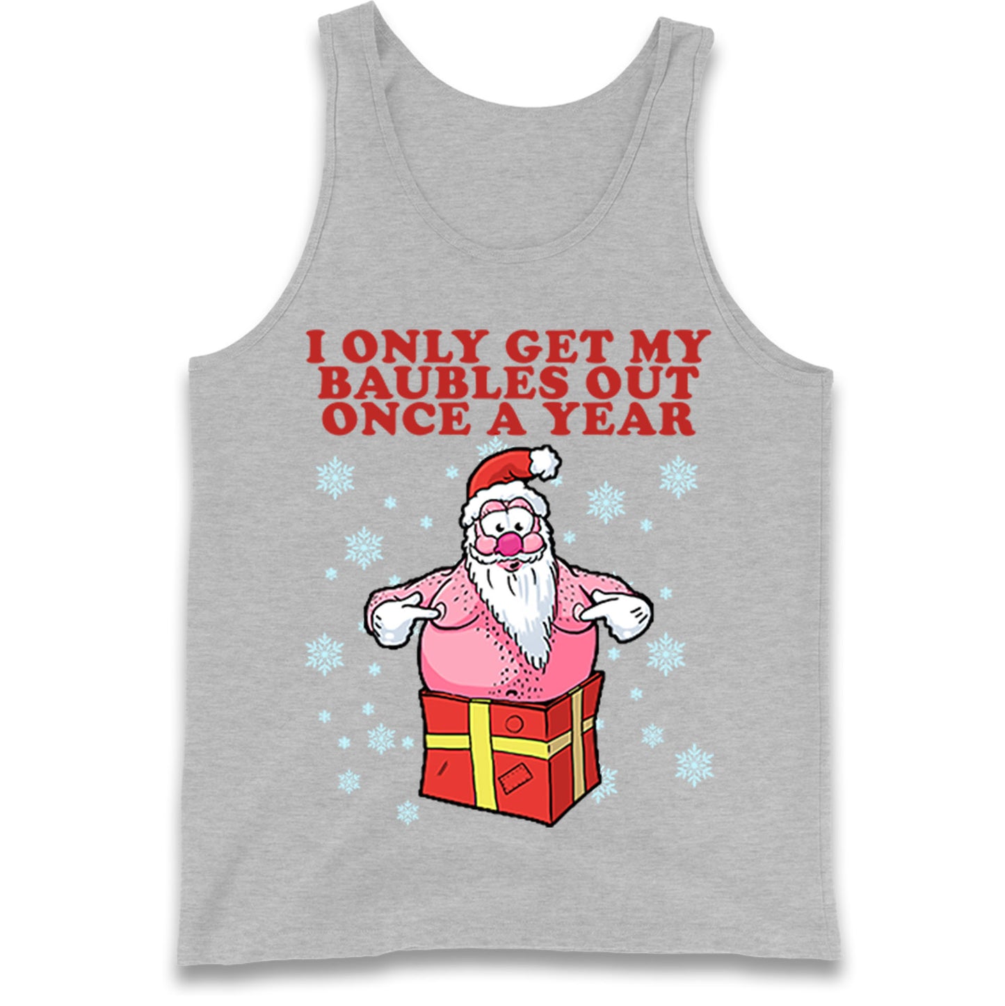 Fat Santa Christmas Funny Tank Top