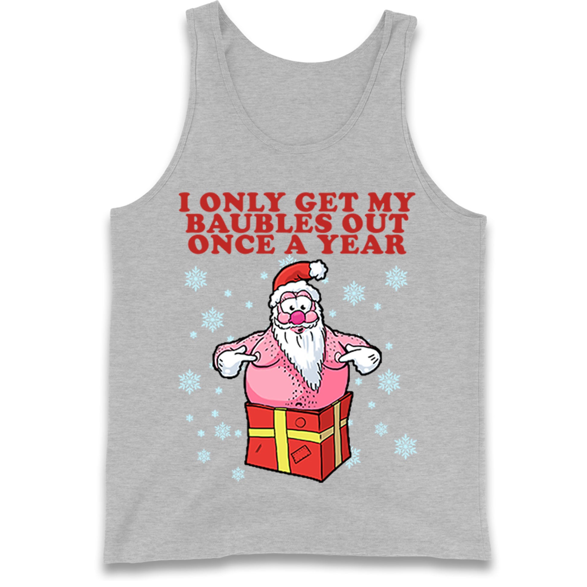 Fat Santa Christmas Funny Tank Top