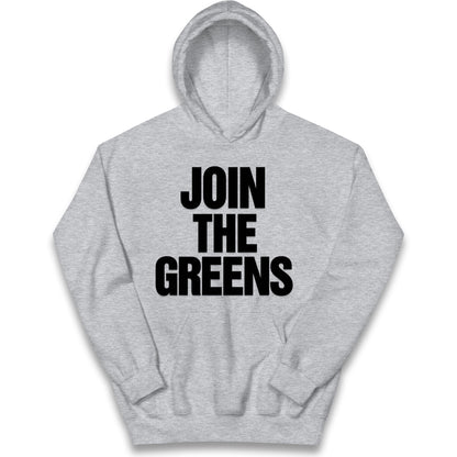 Green Party Join The Greens Kids Hoodie