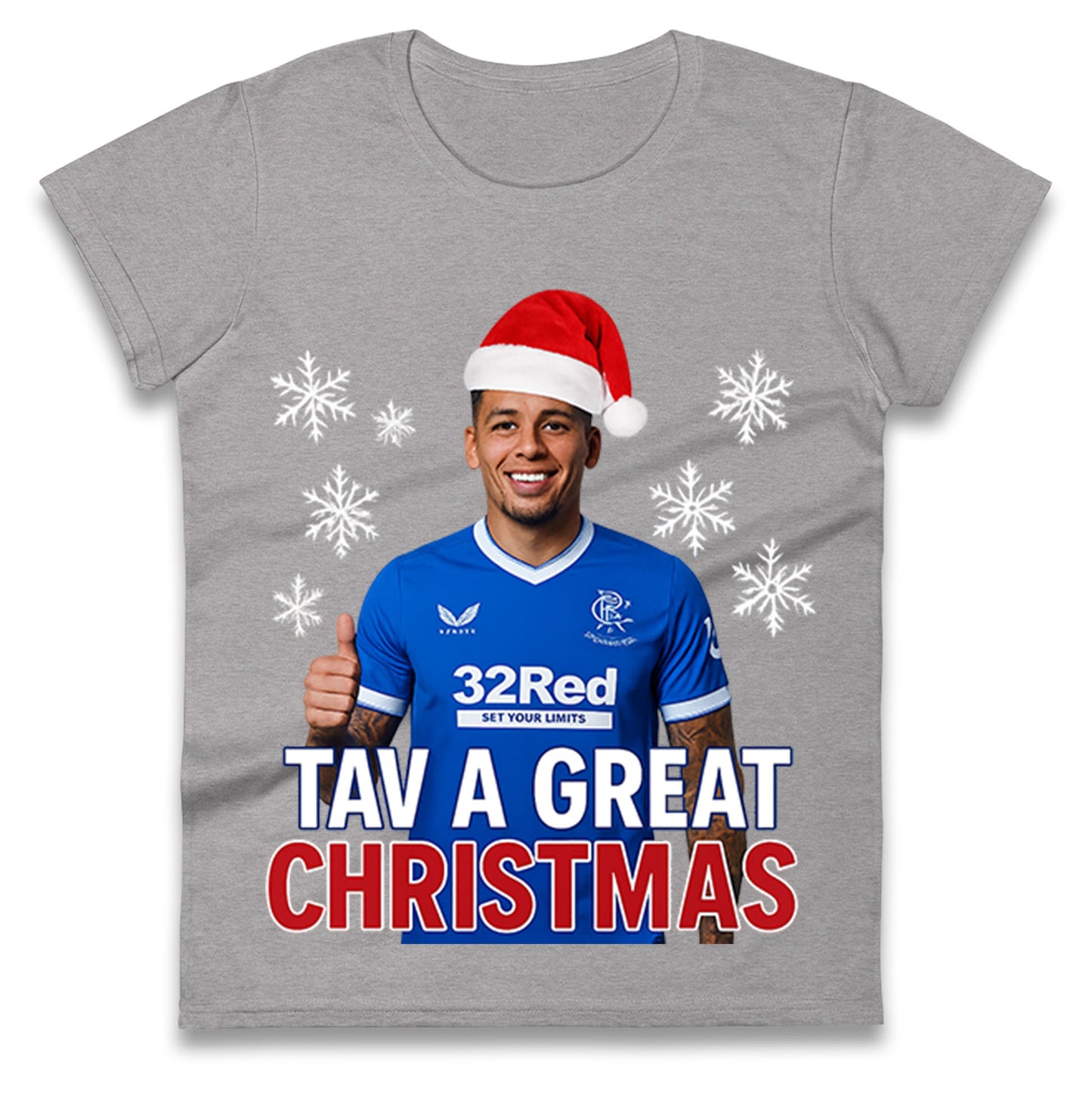 Tav a Great Christmas Rangers Ladies T Shirt