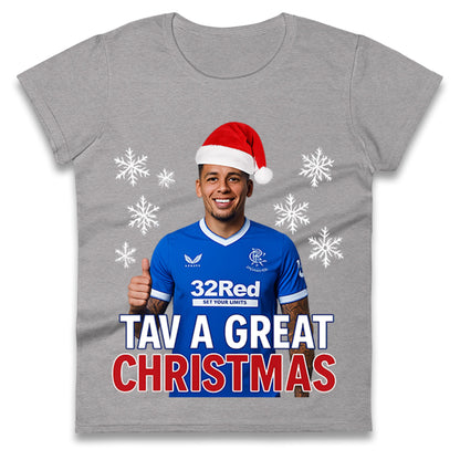 Tav a Great Christmas Rangers Ladies T Shirt