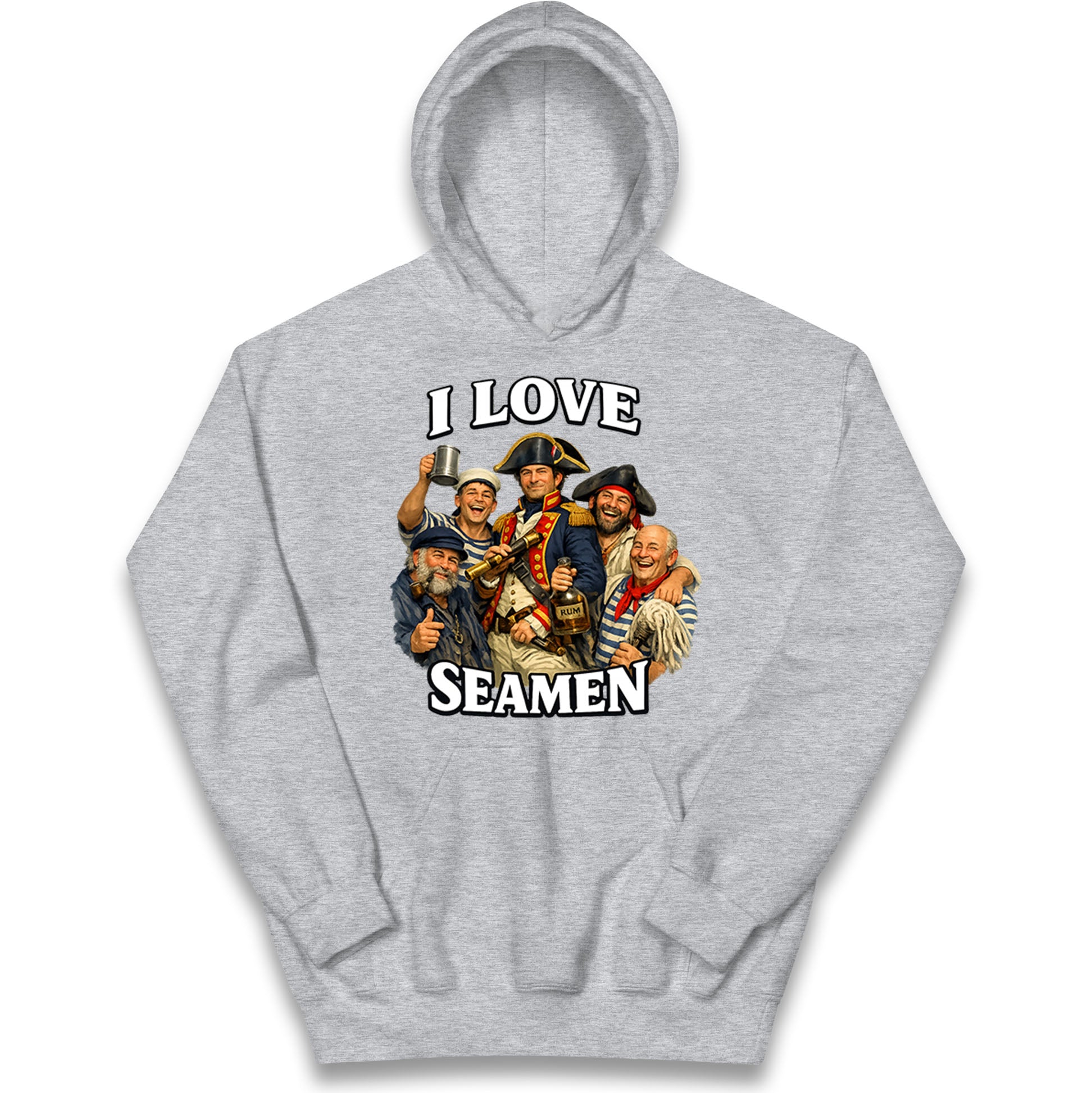I Love Seamen Funny Cringe Meme Offensive  Kids Hoodie