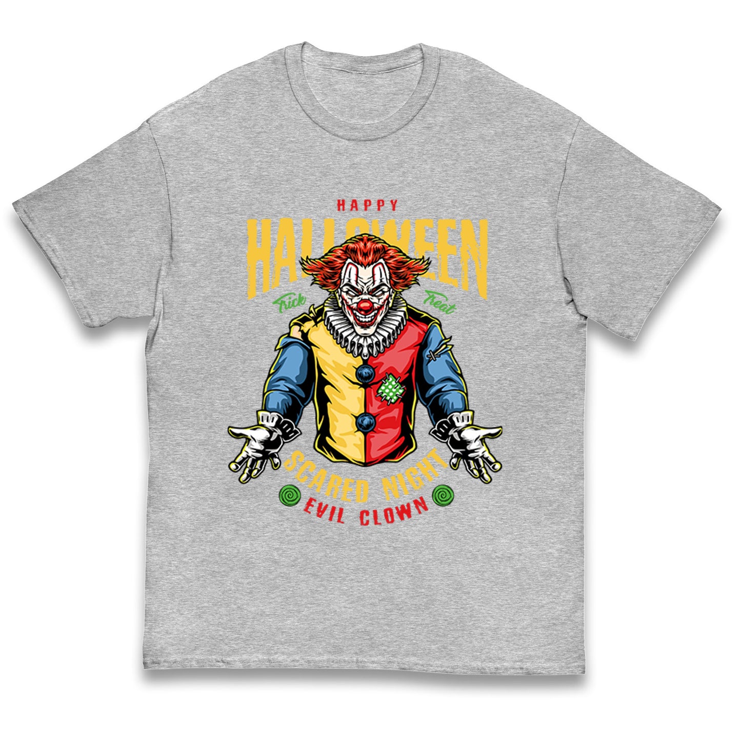 Halloween Clown Kids T Shirt