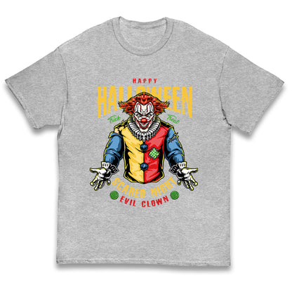 Halloween Clown Kids T Shirt