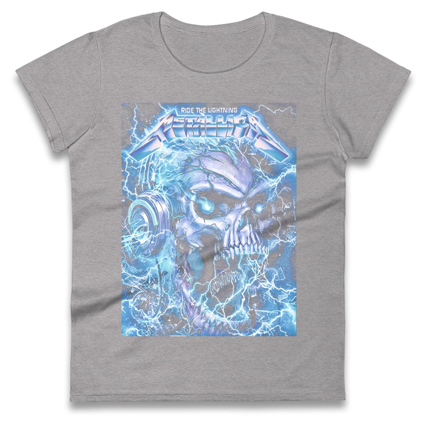 Metallica Ride The Lightning Ladies T Shirt
