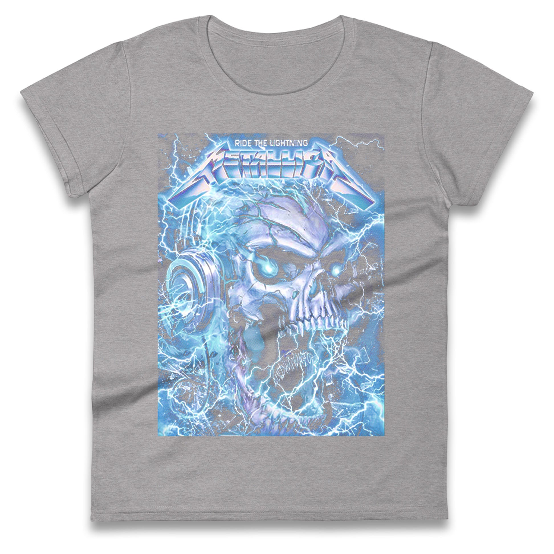Metallica Ride The Lightning Ladies T Shirt