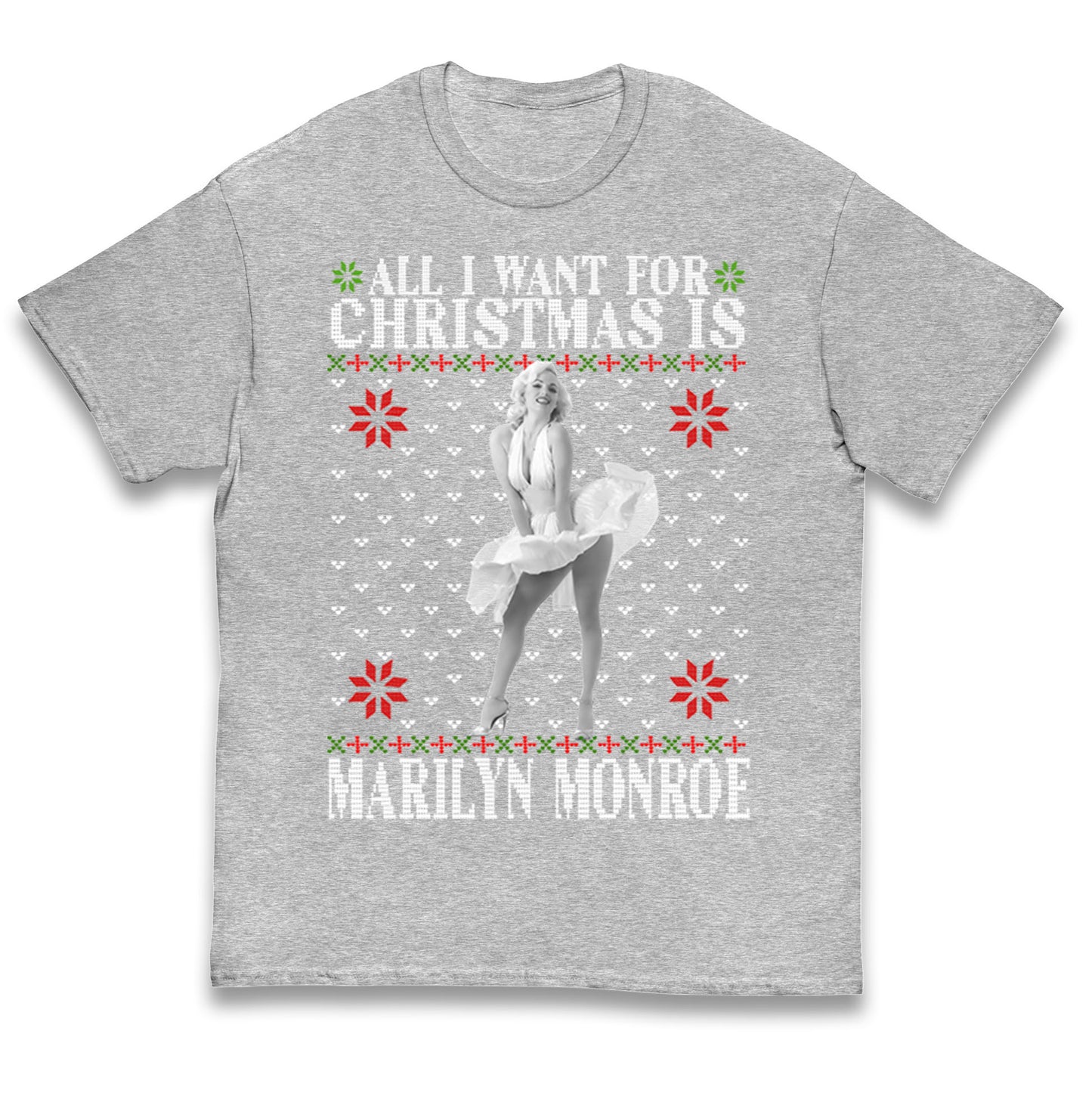 marilyn monroe christmas t shirt