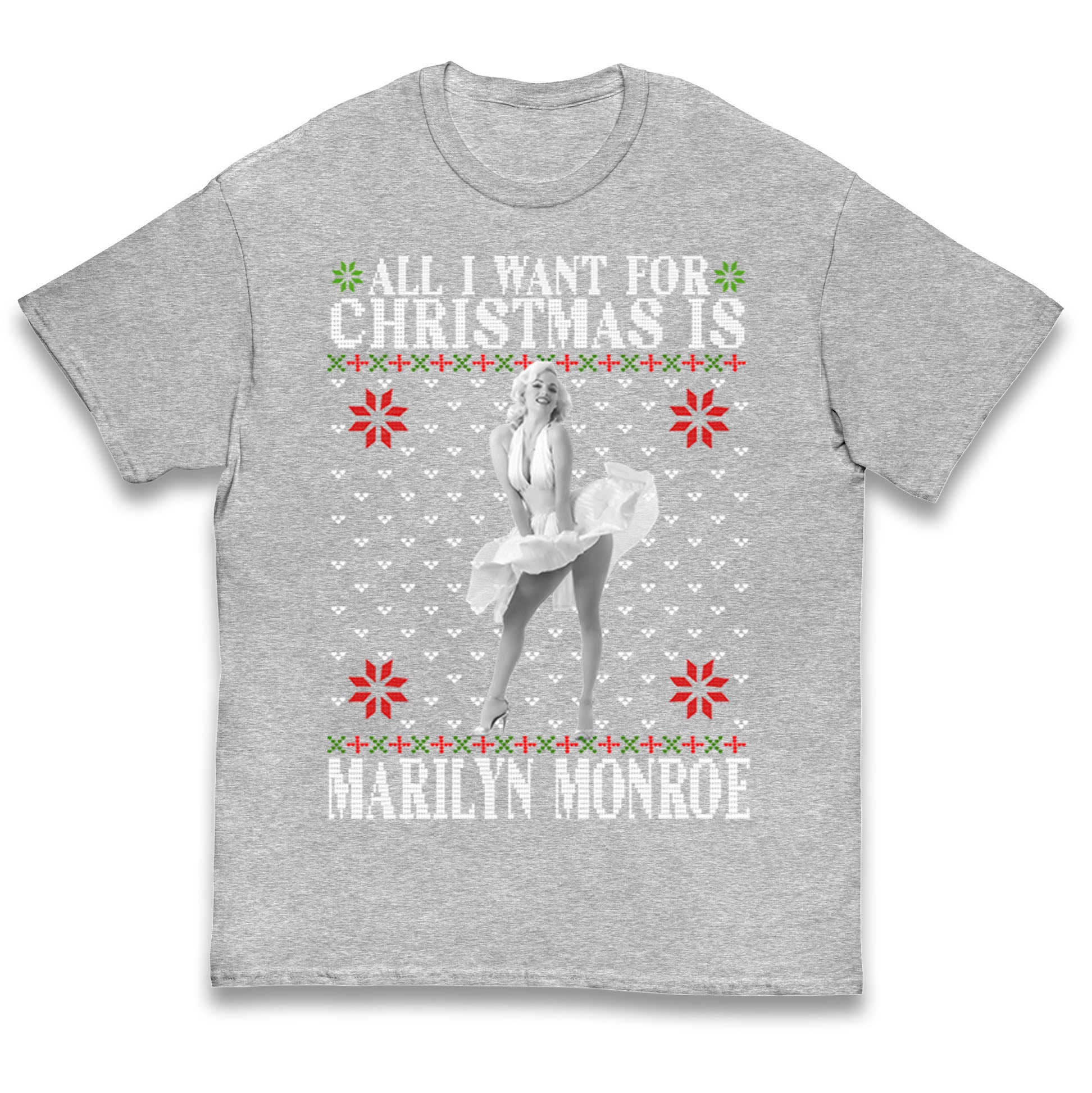 marilyn monroe christmas t shirt