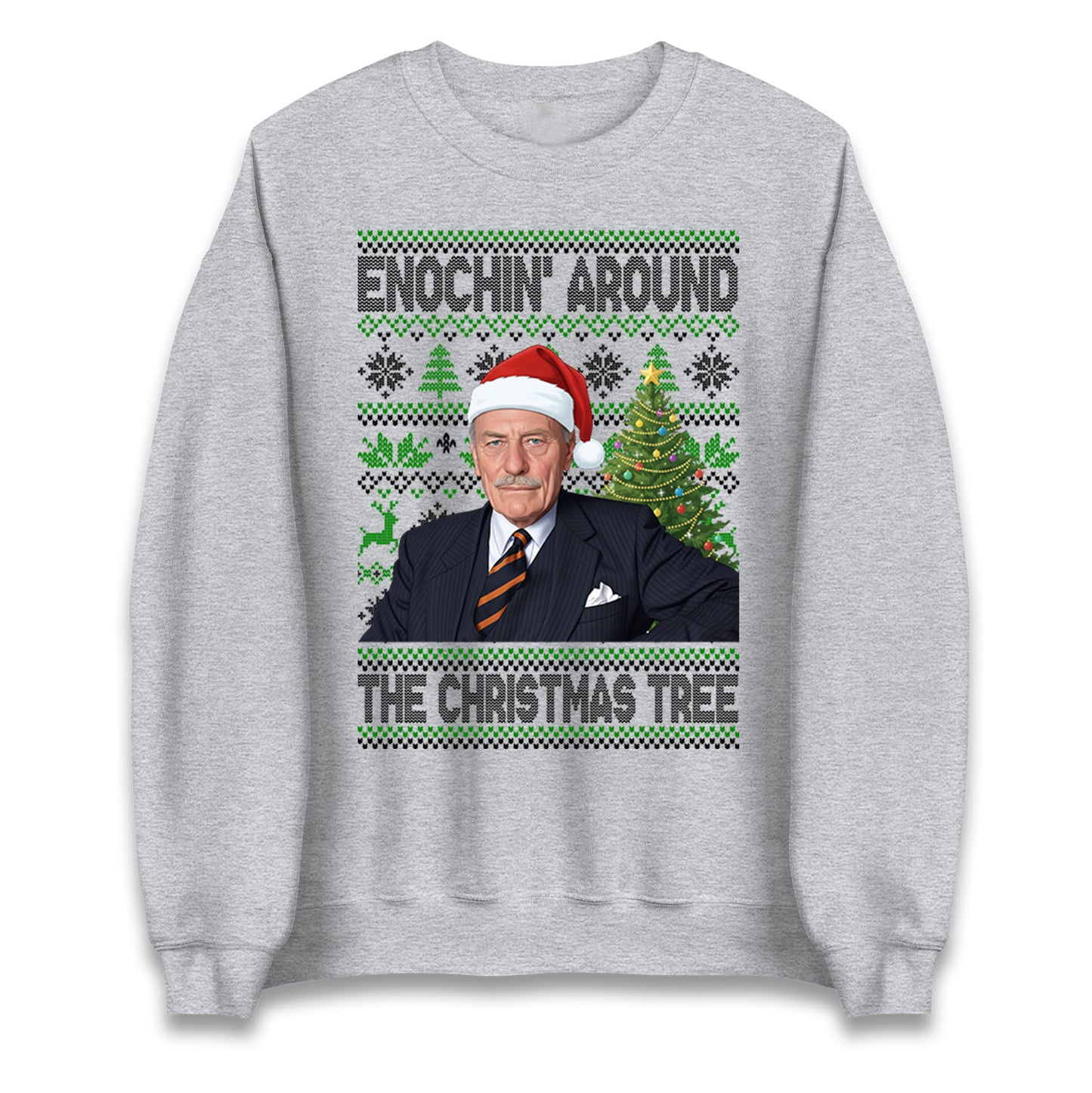 Enoch Powell Enochin Around the Christmas Tree Christmas Jumper