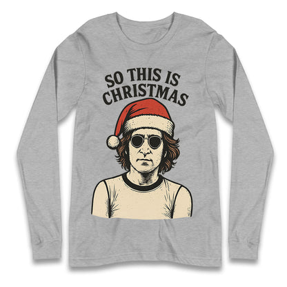 Christmas John Lennon Christmas Longsleeve T Shirt