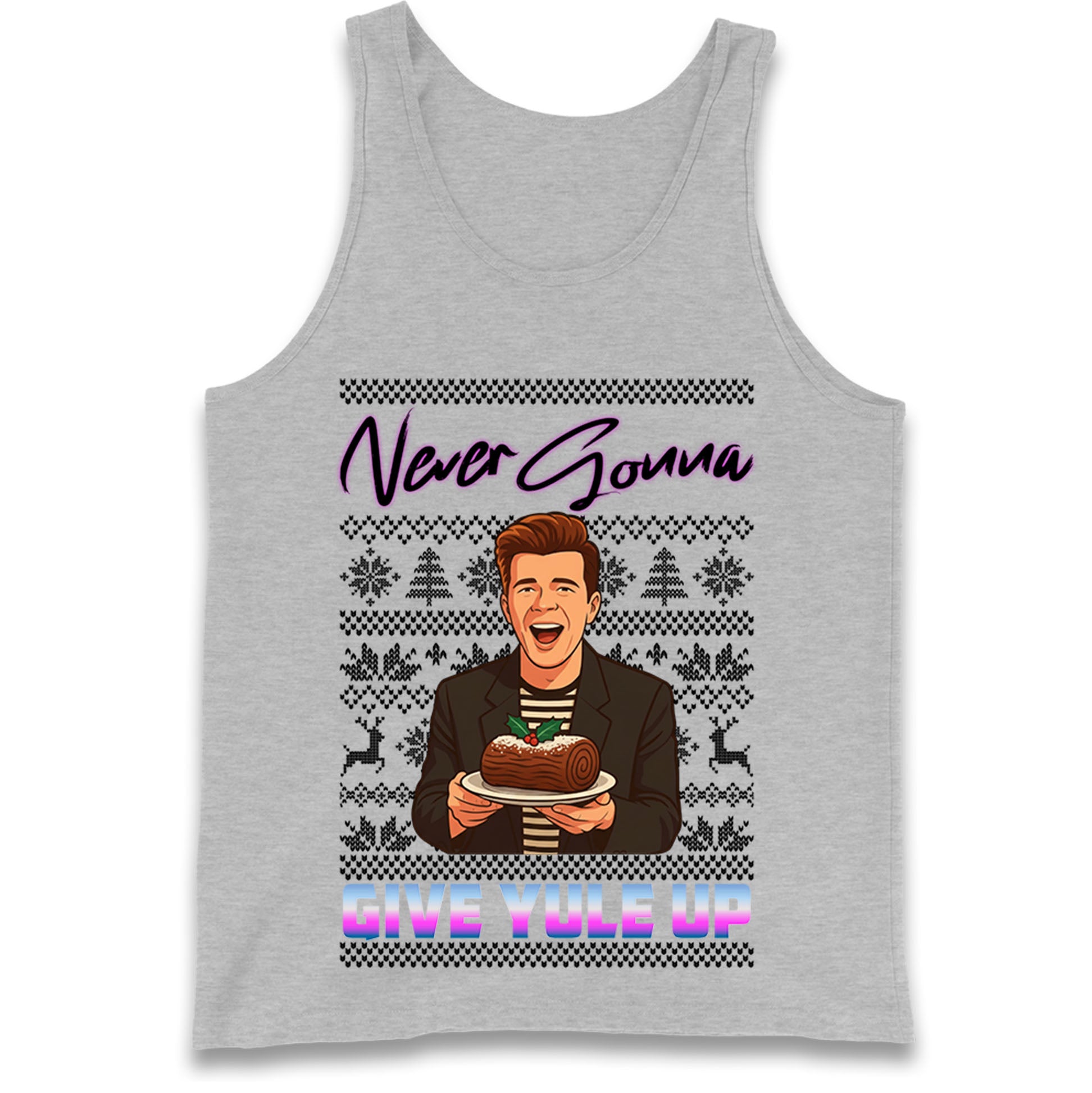 Rick Astley Christmas Tank Top