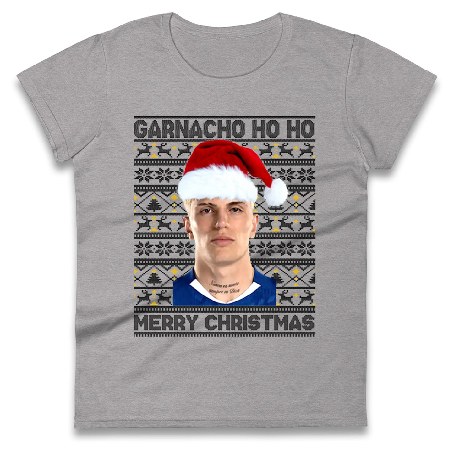 Garnacho Christmas Ladies T Shirt