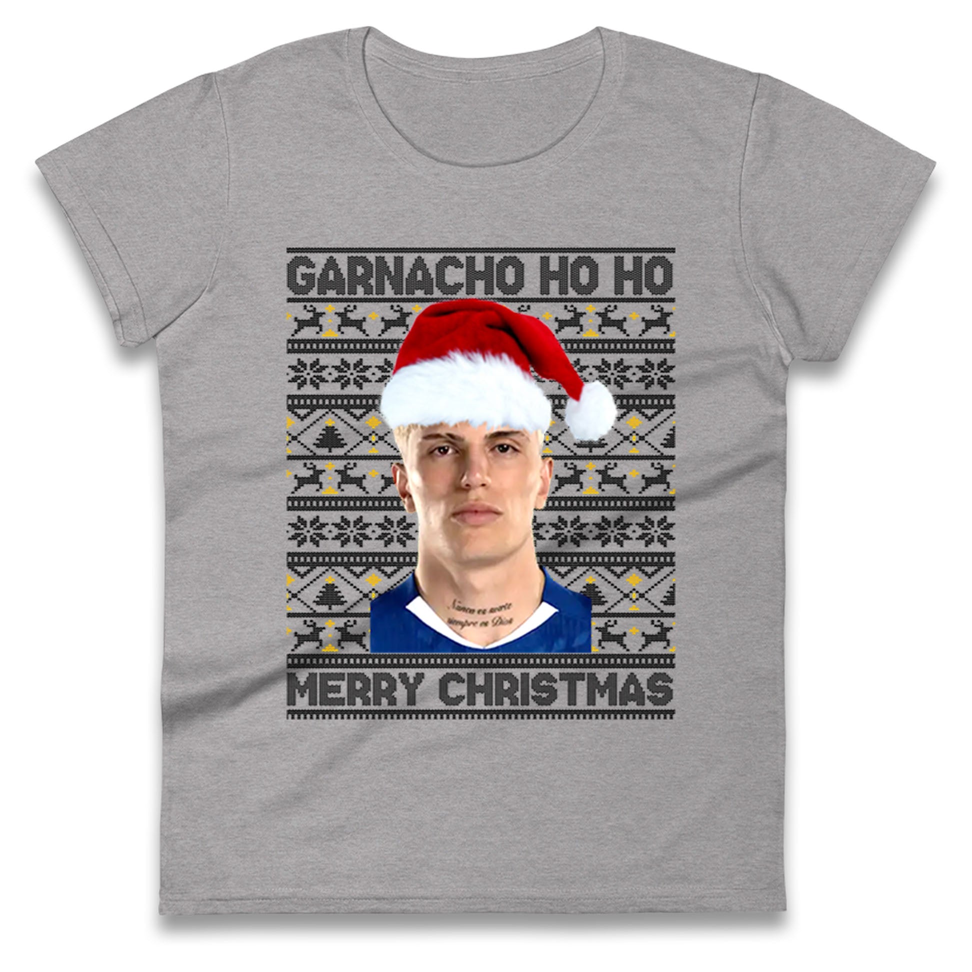 Garnacho Christmas Ladies T Shirt