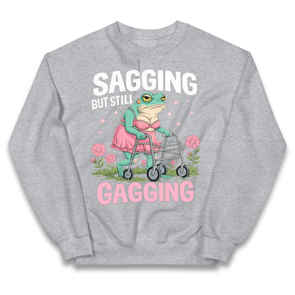 Sagging But Still Gagging Kids Jumper 