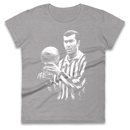 Zinedine Zidane Juventus Ladies T Shirt