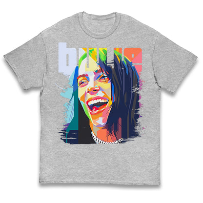 Billie Eilish Painting Kids T Shirt 