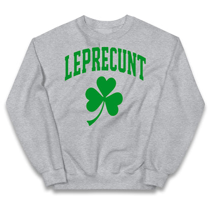 Leprecunt St Patricks Day Kids Jumper 