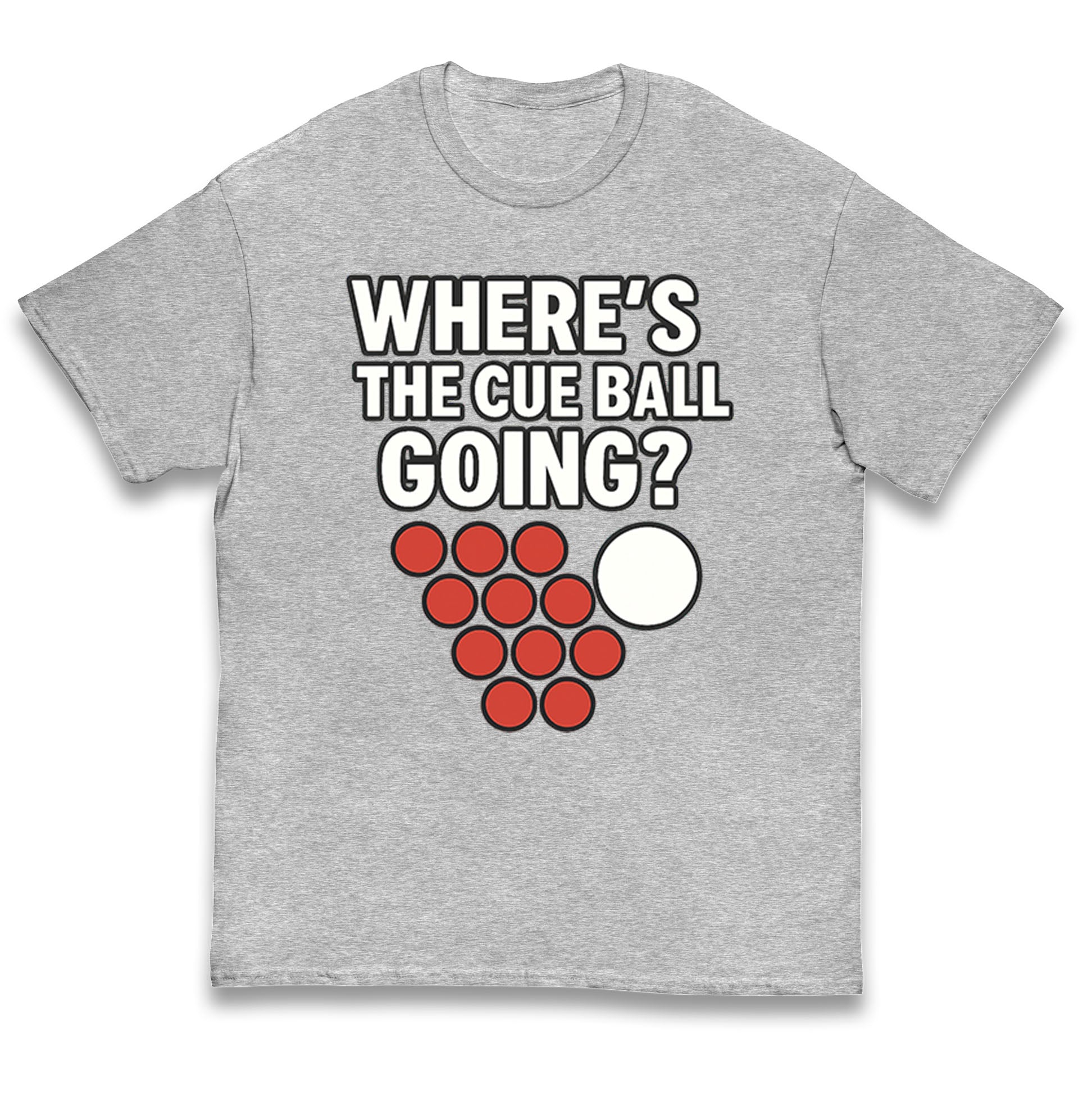 Where’s The Cue Ball Going Kids T Shirt