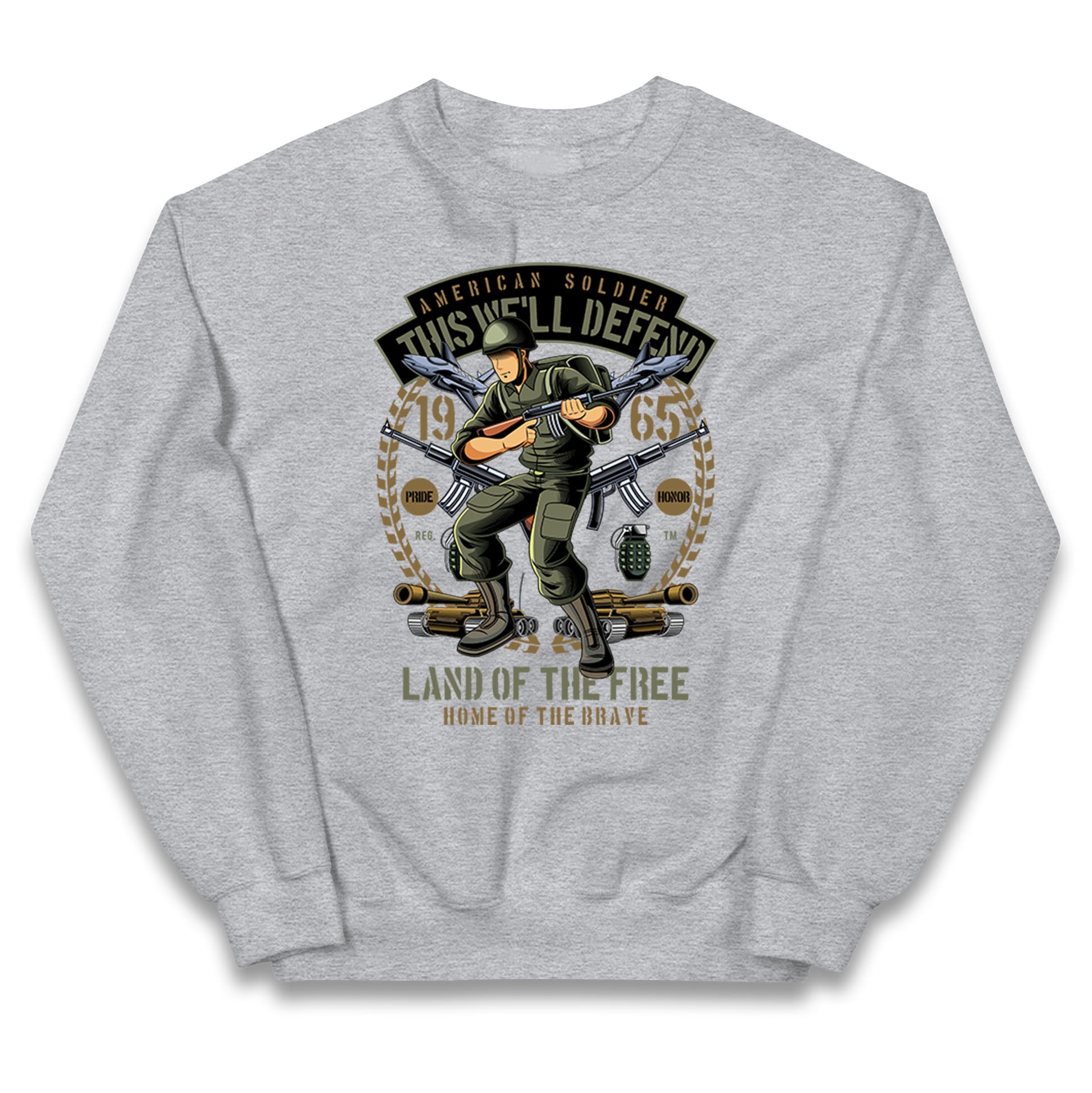 American Soldier Kids Jumper