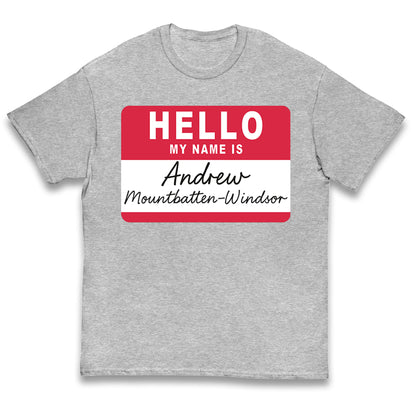 Andrew Mountbatten Windsor Kids T Shirt