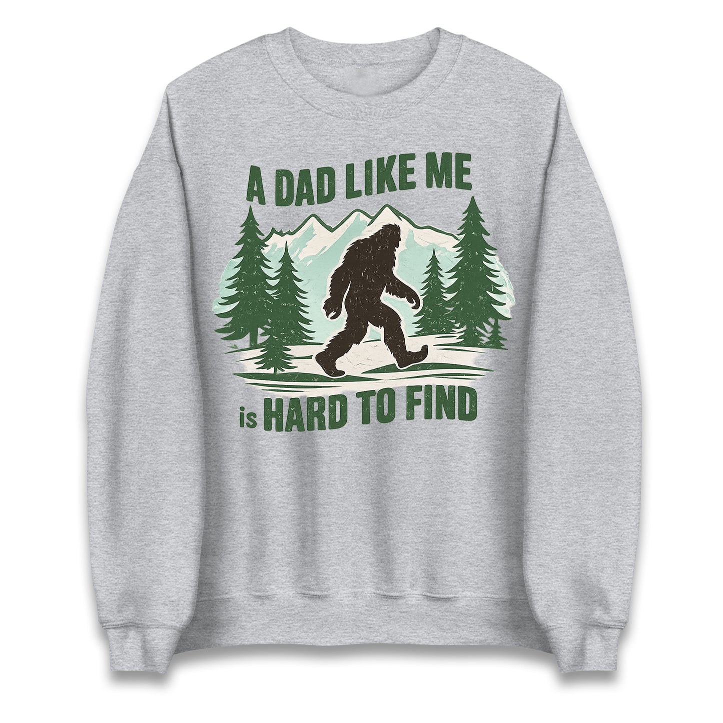 Retro Funny Bigfoot Dad Jumper