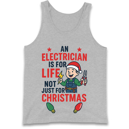 Electrician Christmas Tank Top