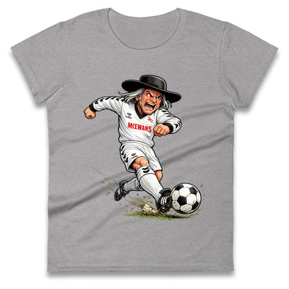Classic Darlington Football Ladies T Shirt