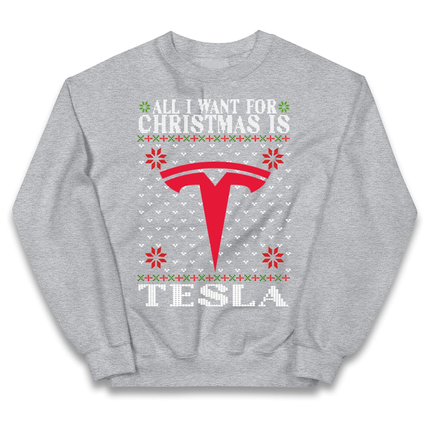 tesla christmas jumper