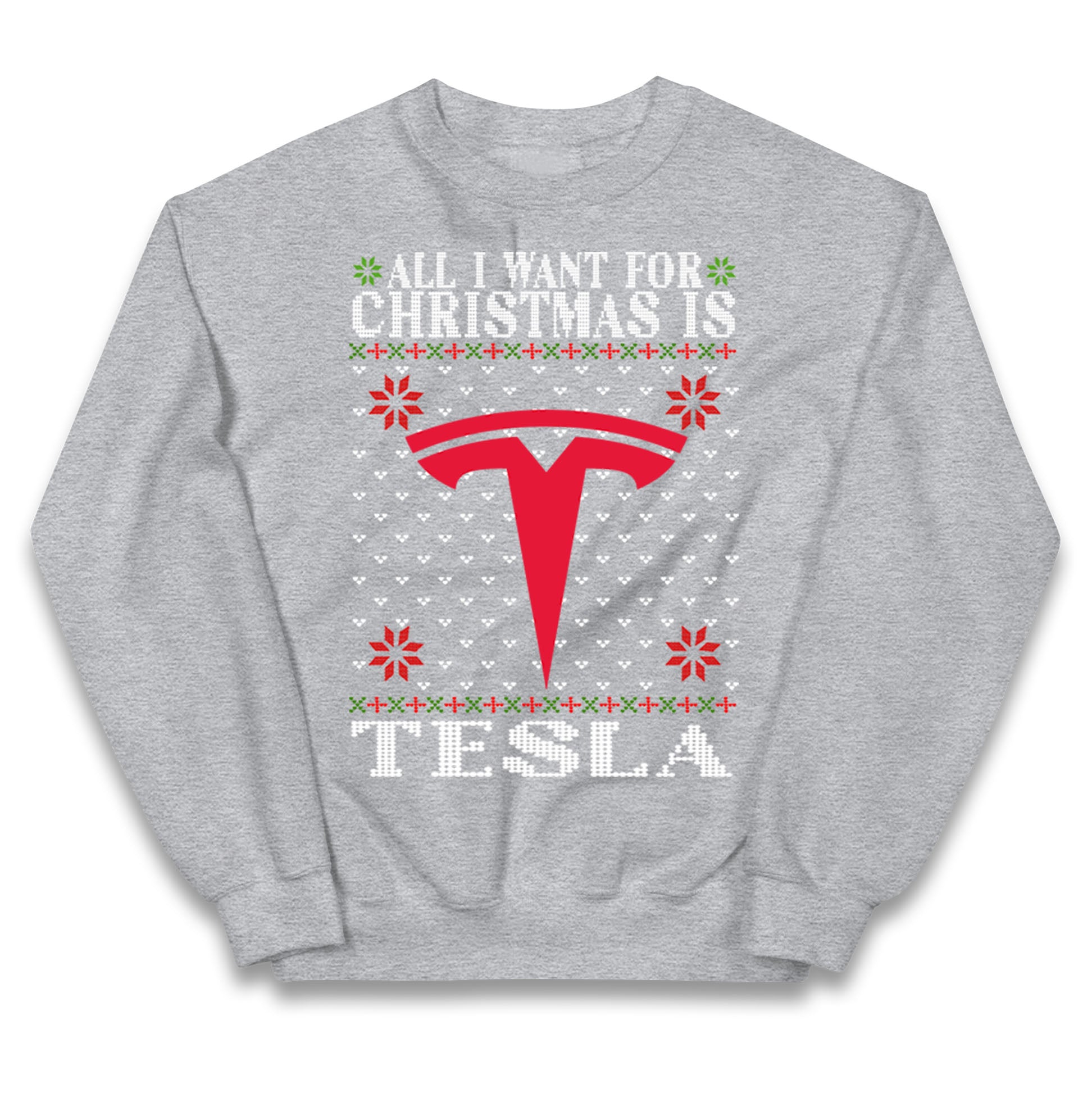 tesla christmas jumper
