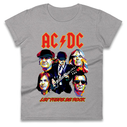 ACDC Let There Be Rock Ladies T Shirt