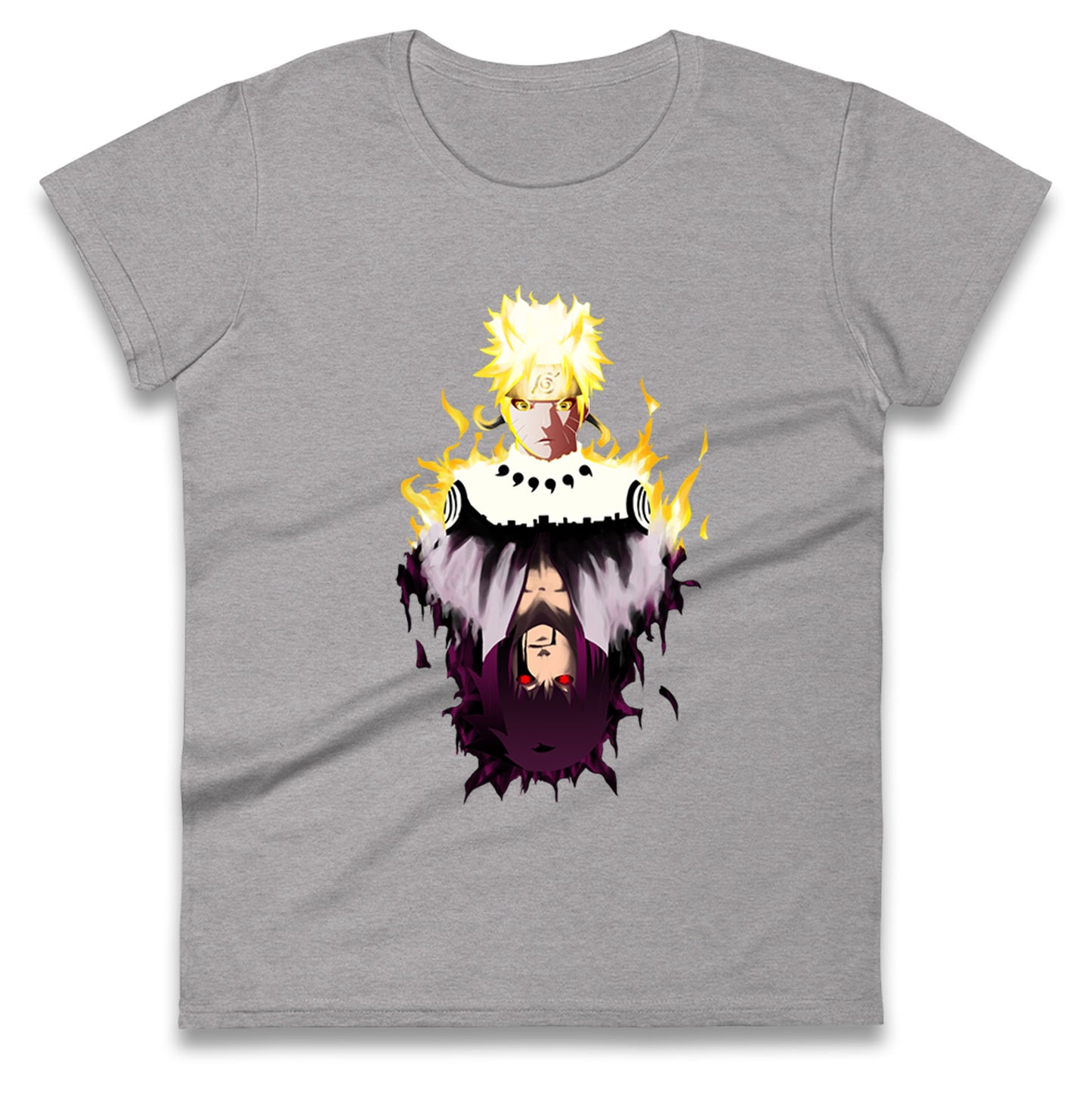 Naruto Uzumaki & Sasuke Uchiha Womens T Shirt