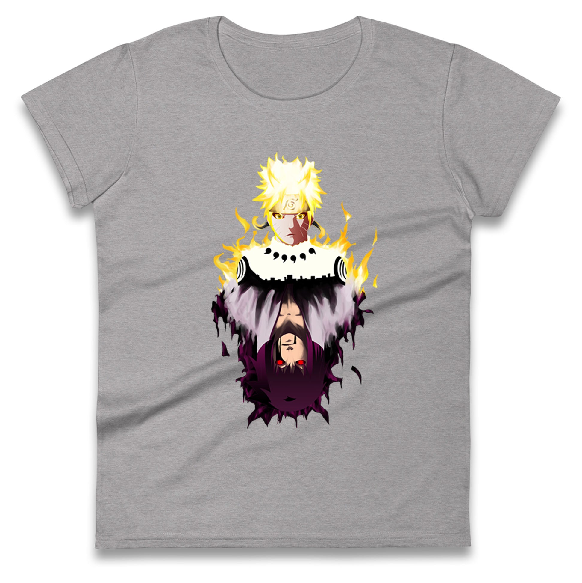 Naruto Uzumaki & Sasuke Uchiha Womens T Shirt