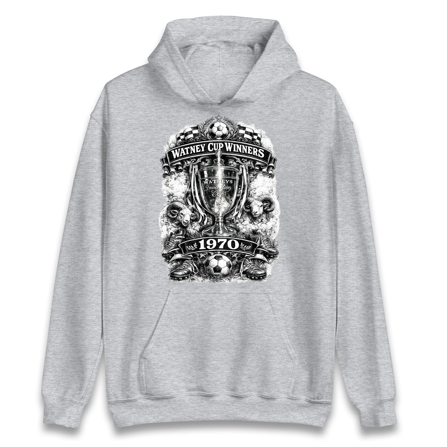 Retro Derby Watney Cup Winners 1970 Hoodie