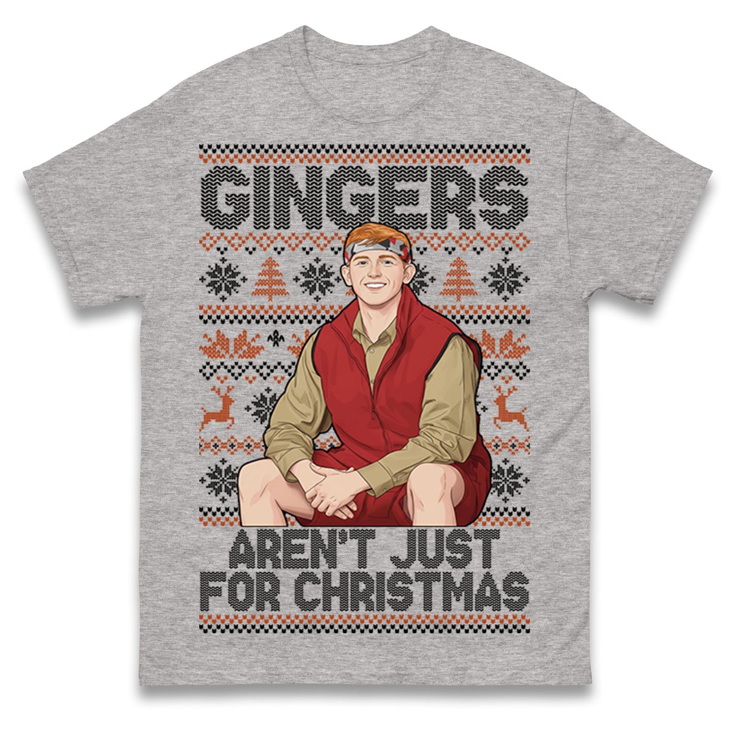 Angry Ginge Xmas T Shirt