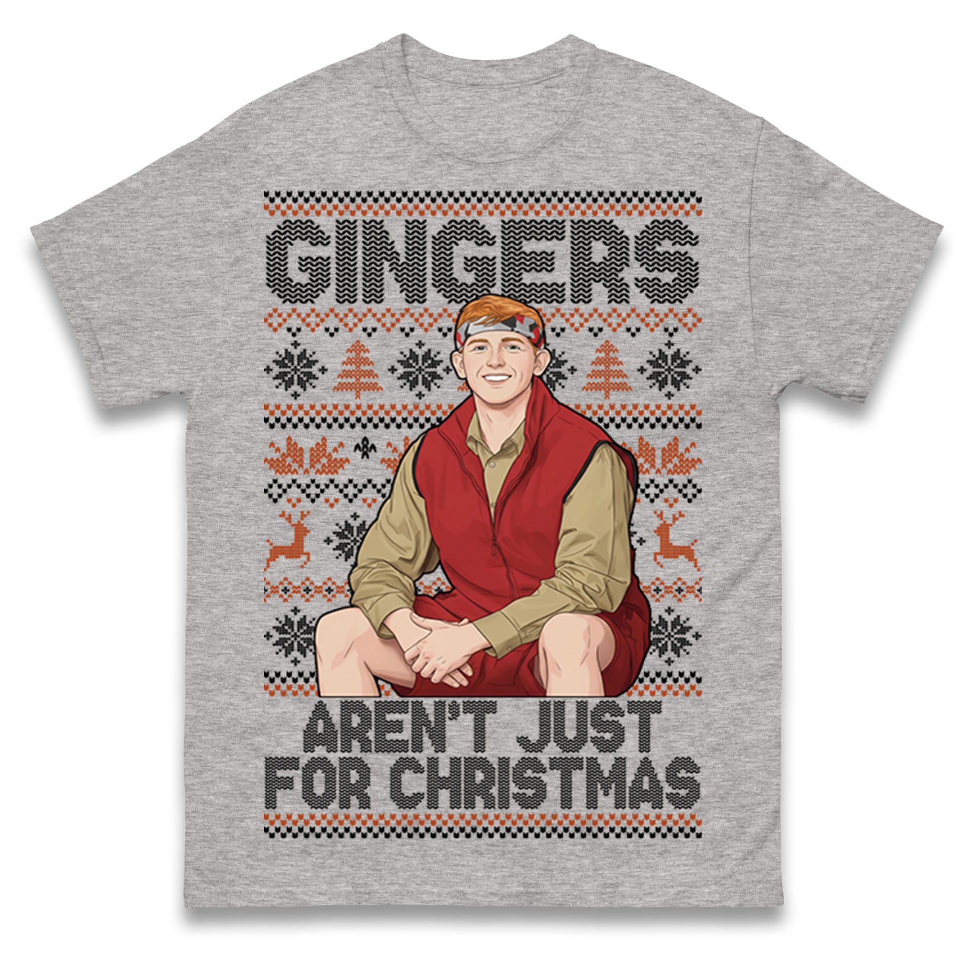 Angry Ginge Xmas T Shirt